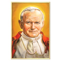  Obraz Jana Pawła II papieża 63x93 cm obraz ręcznie malowany na płótnie