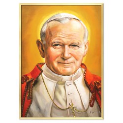  Obraz Jana Pawła II papieża 53x73 cm obraz ręcznie malowany na płótnie
