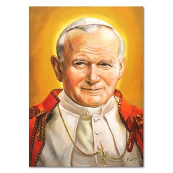  Obraz Jana Pawła II papieża 50x70 cm obraz ręcznie malowany na płótnie