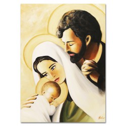  Obraz Świętej Rodziny na ślub 50x70 cm obraz ręcznie malowany na płótnie