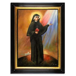 Obraz olejny ręcznie malowany religijny 66x86cm