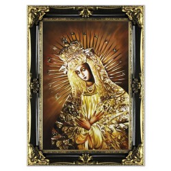  Obraz olejny ręcznie malowany z Maryją Królową Polski 85x115cm