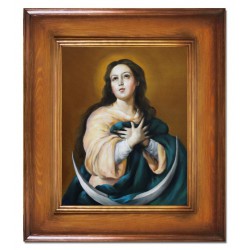  Obraz olejny ręcznie malowany religijny 66x76cm
