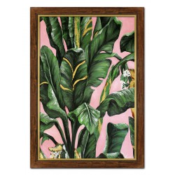  Obraz ręcznie malowany na płótnie 72x102cm dzika roślina