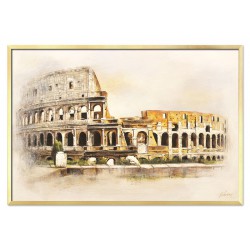  Obraz ręcznie malowany na płótnie 63x93cm Koloseum