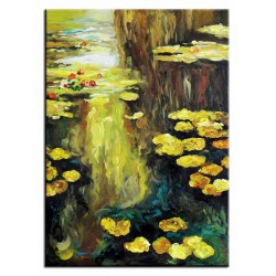  Obraz olejny ręcznie malowany Claude Monet Nenufary kopia