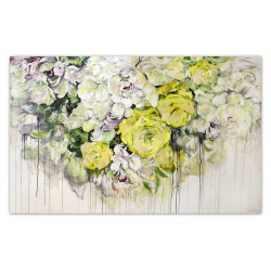  Obraz olejny ręcznie malowany 160x100cm kwitnący bukiet