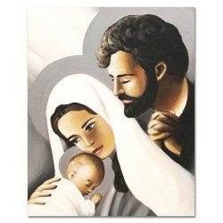  Obraz Świętej Rodziny na ślub 40x50cm malowany na płótnie olejny