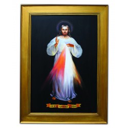  Obraz olejny ręcznie malowany religijny 106x146cm