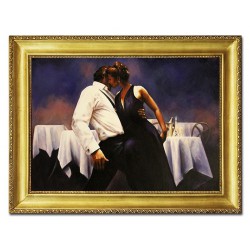  Obraz olejny ręcznie malowany Para Zakochanych w tańcu