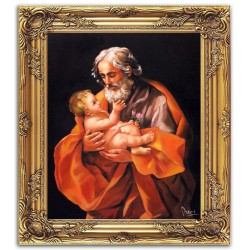  Obraz olejny ręcznie malowany religijny 54x64cm