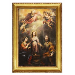  Obraz olejny ręcznie malowany Bartolomé Esteban Murillo Dwie Trójce 75x105cm