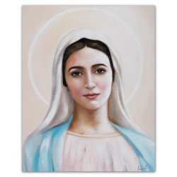  Obraz Matki Boskiej 40x50cm obraz ręcznie malowany na płótnie
