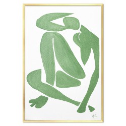  Obraz ręcznie malowany na płótnie zielony Henri Matisse naga kobieta 63x93cm