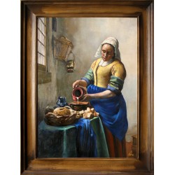  Obraz Jana Vermeera Mleczarka malowany 63x84cm