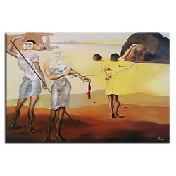  Obraz olejny ręcznie malowany Salvador Dali Trzy gracje kopia