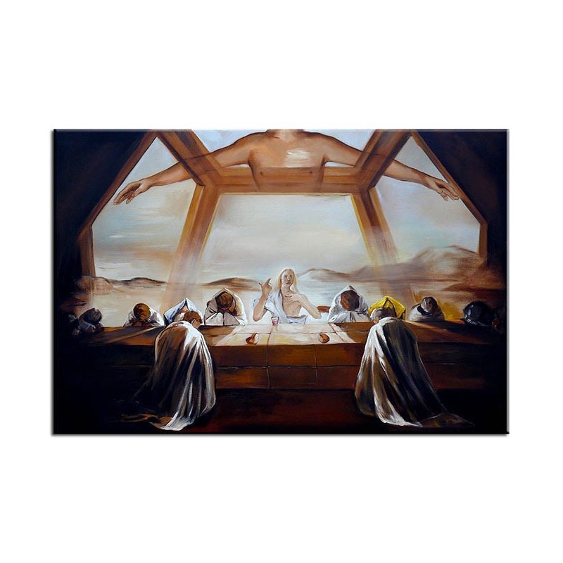  Obraz olejny ręcznie malowany Salvador Dali Ostatnia wieczerza kopia 60x90cm