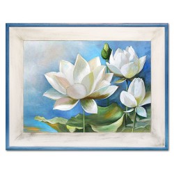  Obraz olejny ręcznie malowany Kwiaty 72x92cm