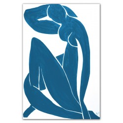  Obraz olejny ręcznie malowany Henri Matisse Niebieska Postać kopia
