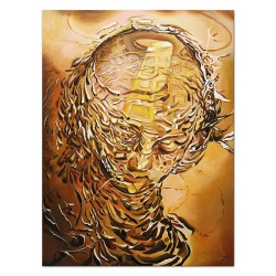  Obraz olejny ręcznie malowany Salvador Dali Eksplodująca głowa kopia 90x120cm
