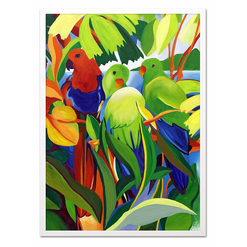  Obraz olejny ręcznie malowany Tropical Island 53x73cm