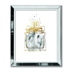  Obraz w lustrzanej ramie do salonu Glamour perfumy 51x61cm