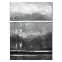  Obraz olejny ręcznie malowany 110x150cm czarno biały