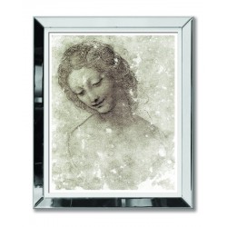  Obraz w lustrzanej ramie klasyka kobieta samotna 51x61cm