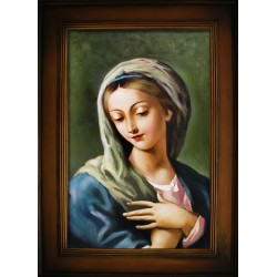  Obraz olejny ręcznie malowany 85x115 Matka Boska