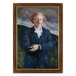  Obraz malowany 72x102cm Charles Giron Portret Ignacego Jana Paderewskiego