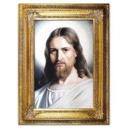  Obraz olejny ręcznie malowany 90x120 cm Jezus Chrystus