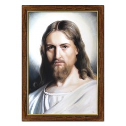  Obraz olejny ręcznie malowany 72x102cm Jezus Chrystus