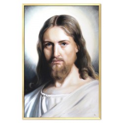  Obraz olejny ręcznie malowany 63x93cm Jezus Chrystus