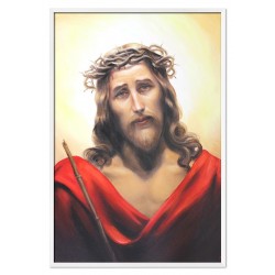  Obraz olejny ręcznie malowany 63x93cm Jezus Chrystus