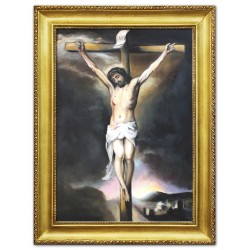  Obraz olejny ręcznie malowany 64x84cm Jezus Chrystus
