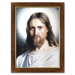 Obraz olejny ręcznie malowany 62x82 cm Jezus Chrystus