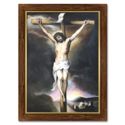  Obraz olejny ręcznie malowany 62x82 cm Jezus Chrystus