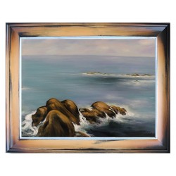  Obraz olejny ręcznie malowany 75x105 cm Morze