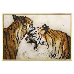  Obraz olejny ręcznie malowany 63x93cm Zwierzęta