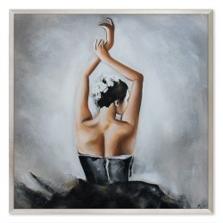  Obraz olejny ręcznie malowany 63x93cm Baletnica w tańcu