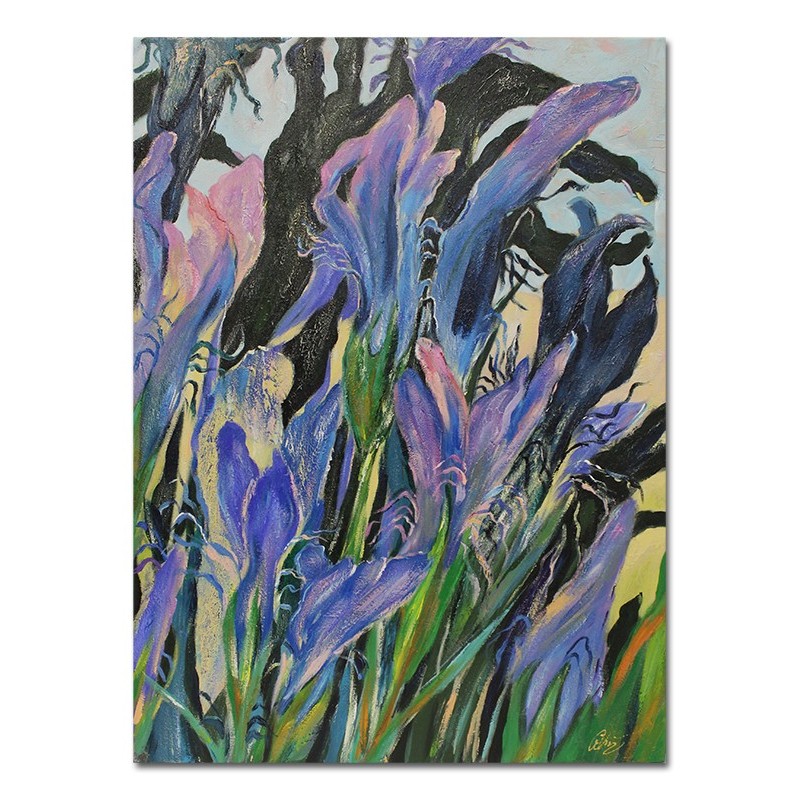  Obraz olejny ręcznie malowany 50x70cm obraz z kwiatami