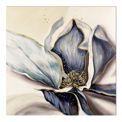  Obraz olejny ręcznie malowany 60x60cm obraz z kwiatami