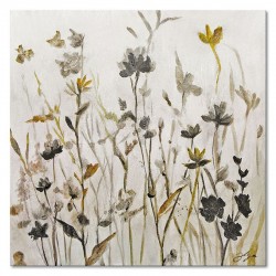  Obraz olejny ręcznie malowany 40x40 cm obraz z kwiatami