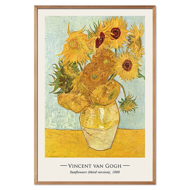  Obraz Vincent van Gogh Słoneczniki reprodukcja 63x93cm