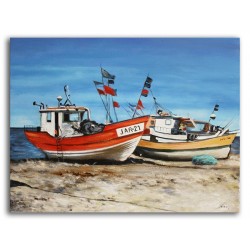  Obraz olejny ręcznie malowany 40X50 Morze