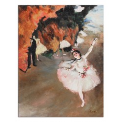  Obraz olejny ręcznie malowany 50x70 Baletnica w tańcu