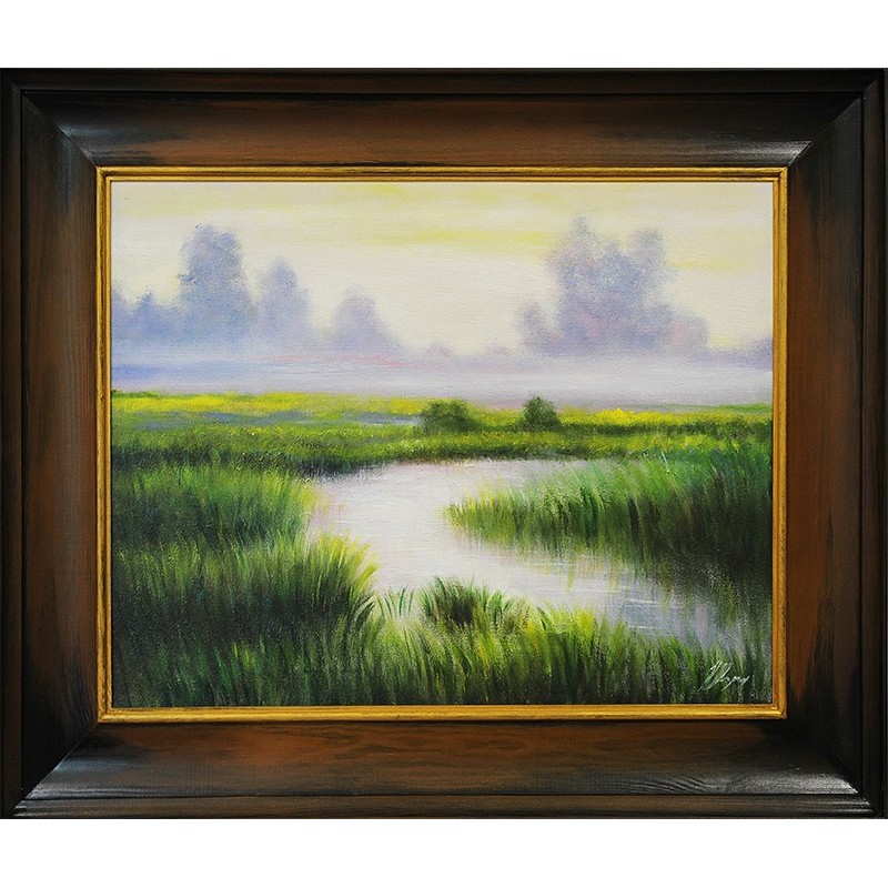  Obraz olejny ręcznie malowany 55x65 cm Pejzaż