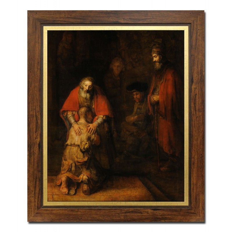  Obraz reprodukcja 52x62 cm Rembrandt Powrót Syna Marnotrawnego