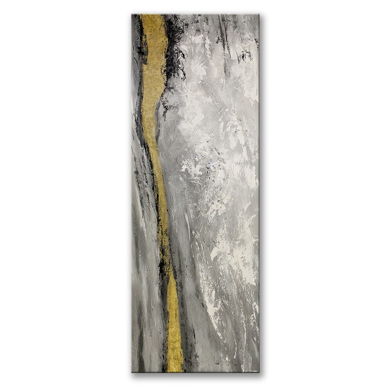  Obraz olejny ręcznie malowany Złota droga 50x150cm