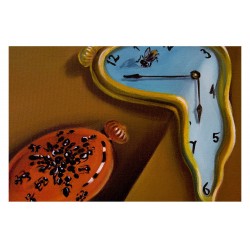  Obraz Salvadora Dali Trwałość pamięci kopia 65x95cm olejny ręcznie malowany